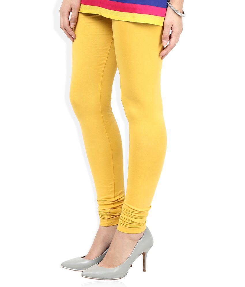 yellow workout leggings