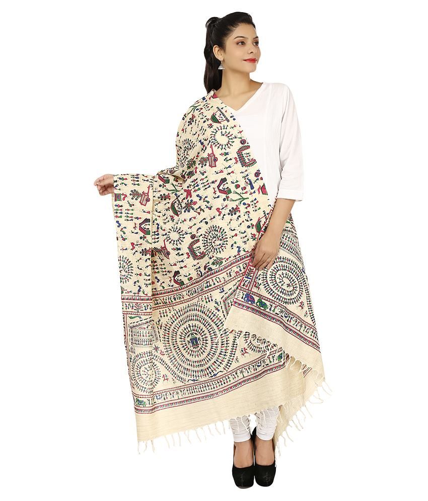 Amiraah Beige Cotton Dupattas Price in India Buy Amiraah Beige Cotton Dupattas Online at Snapdeal