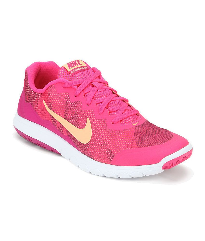 pink sports shoes