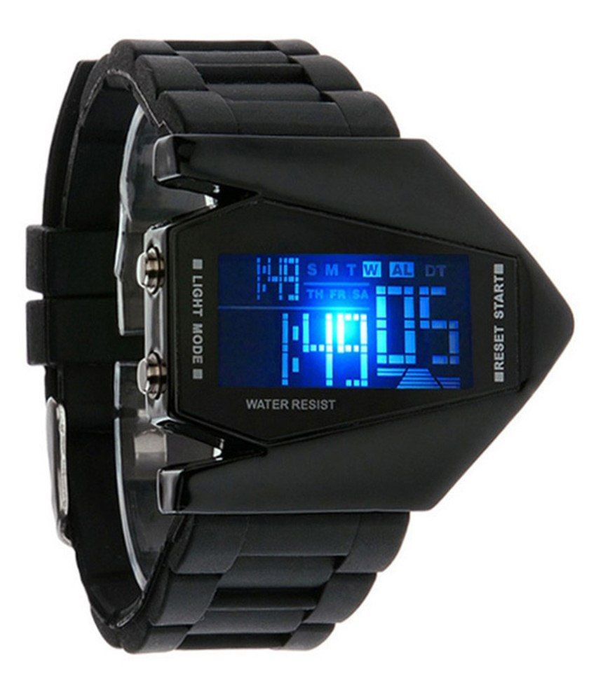 black digital watches