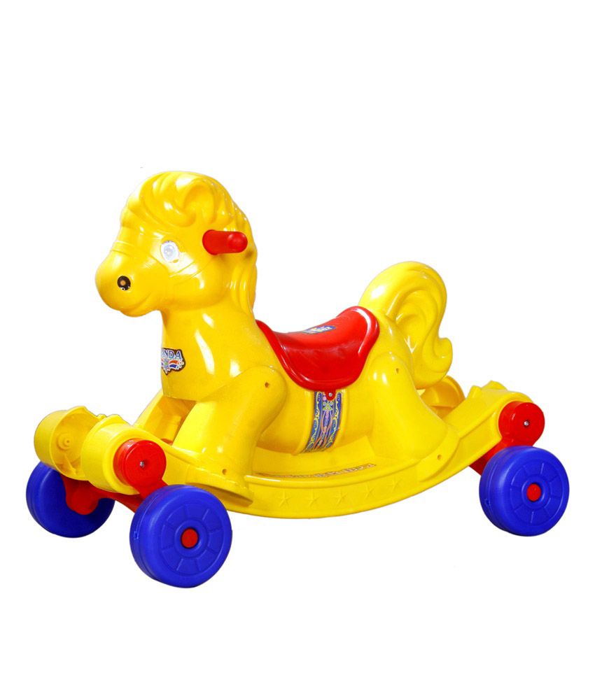 yellow ride on toy