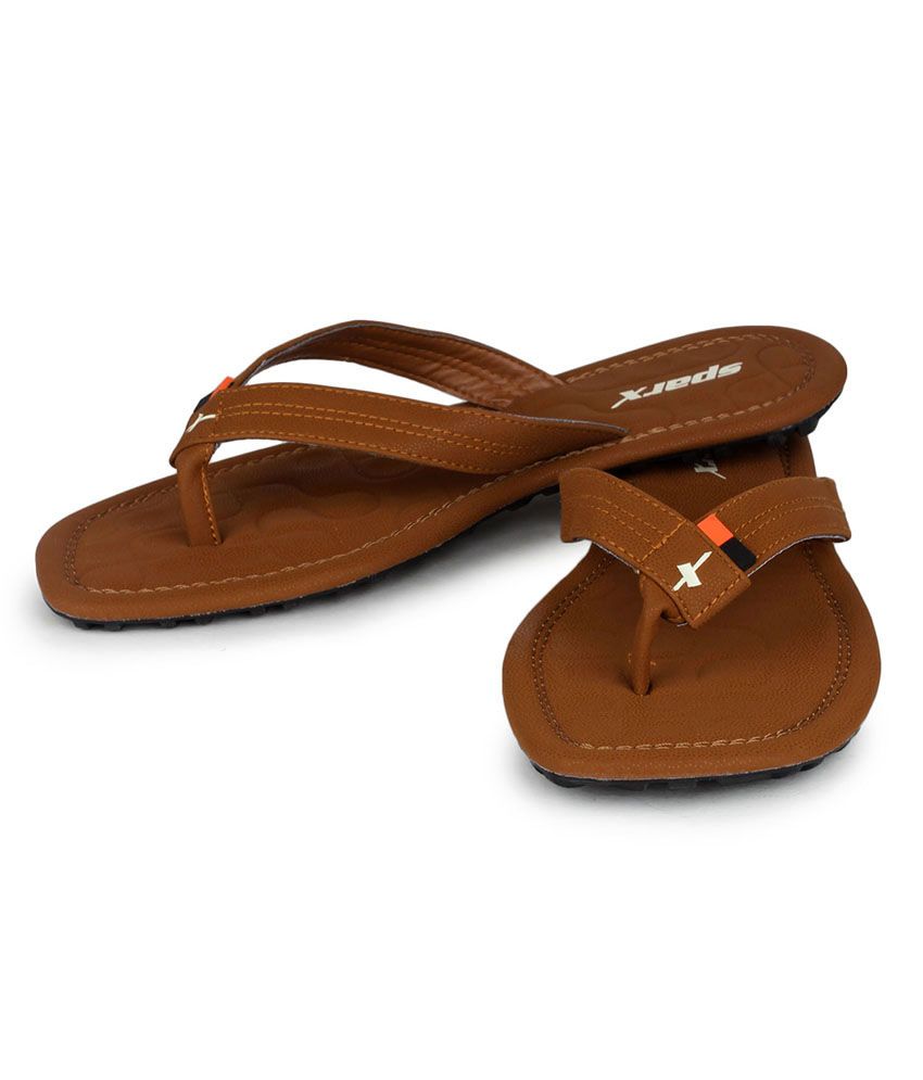 Buy Sparx Tan Slippers Online at Snapdeal