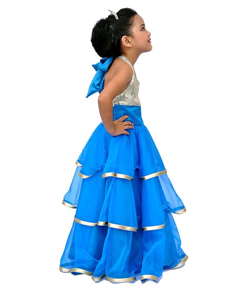 frill gown design