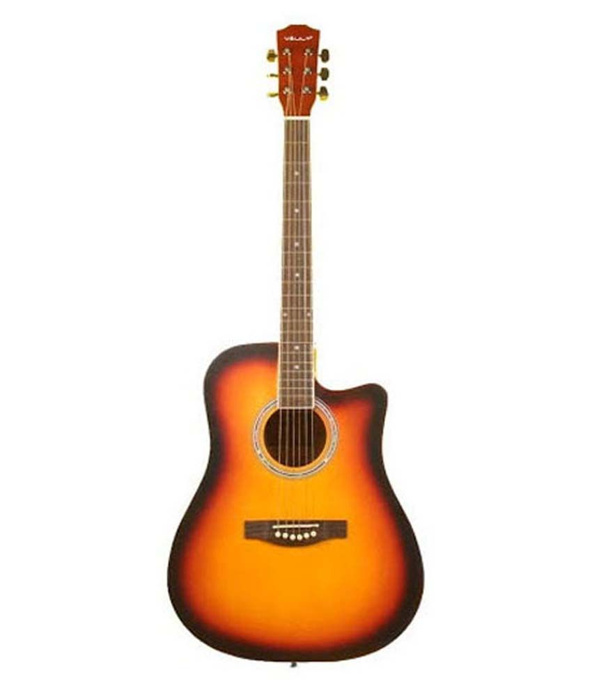 Vault Cutaway Acoustic Guitar-orange: Buy Vault Cutaway Acoustic Guitar ...