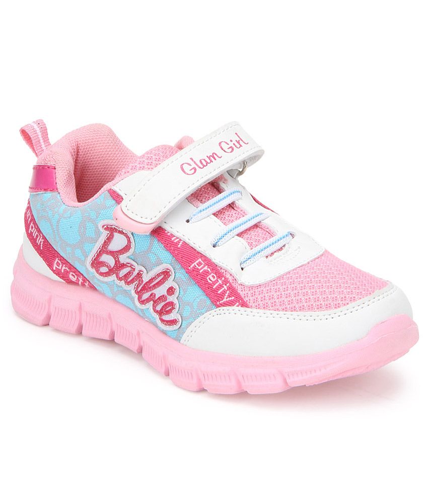 Barbie Pink Sports Shoes For Kids Price in India- Buy Barbie Pink ...