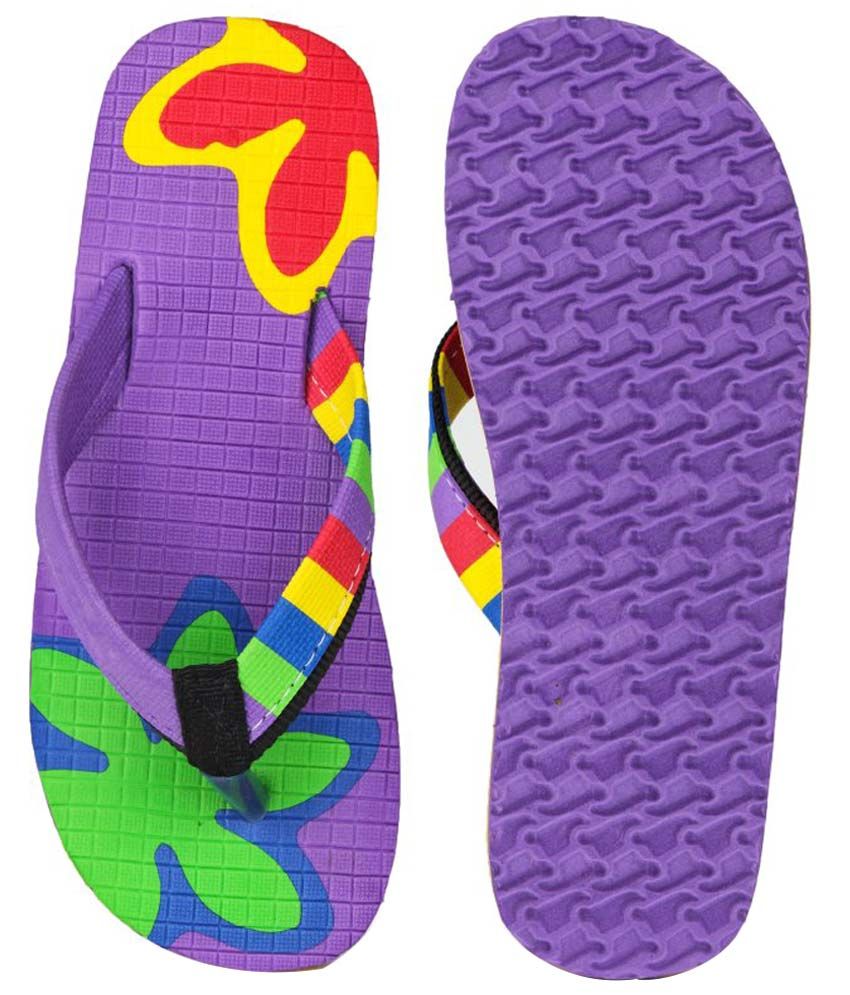 11e Purple Flip Flops Price in India- Buy 11e Purple Flip Flops Online ...