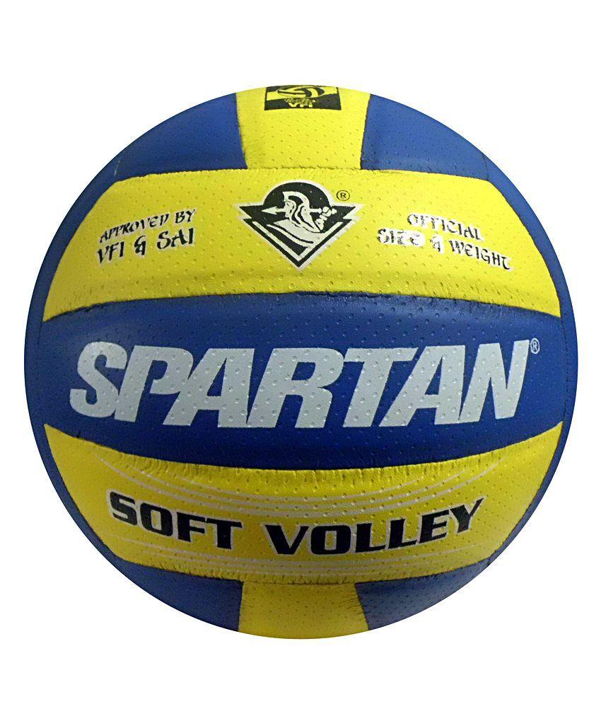 Spartan Soft Volley Micro Fibre Pu App. By Vfi Volleyballs (Size4