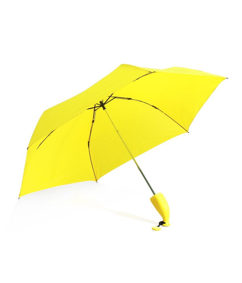 Bonzeal Yellow Plastic Umbrella For Men Buy Online Rs Snapdeal