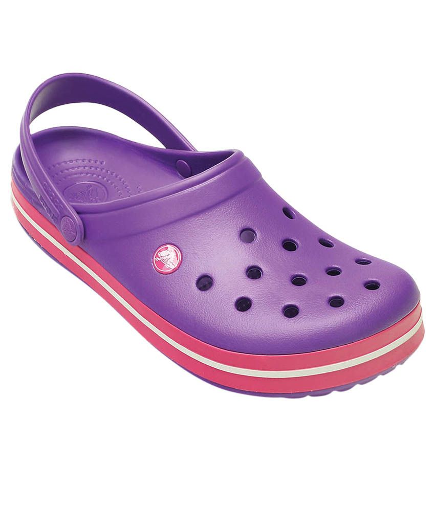 Crocs Purple Floater Sandal Relaxed Fit Price in India- Buy Crocs ...