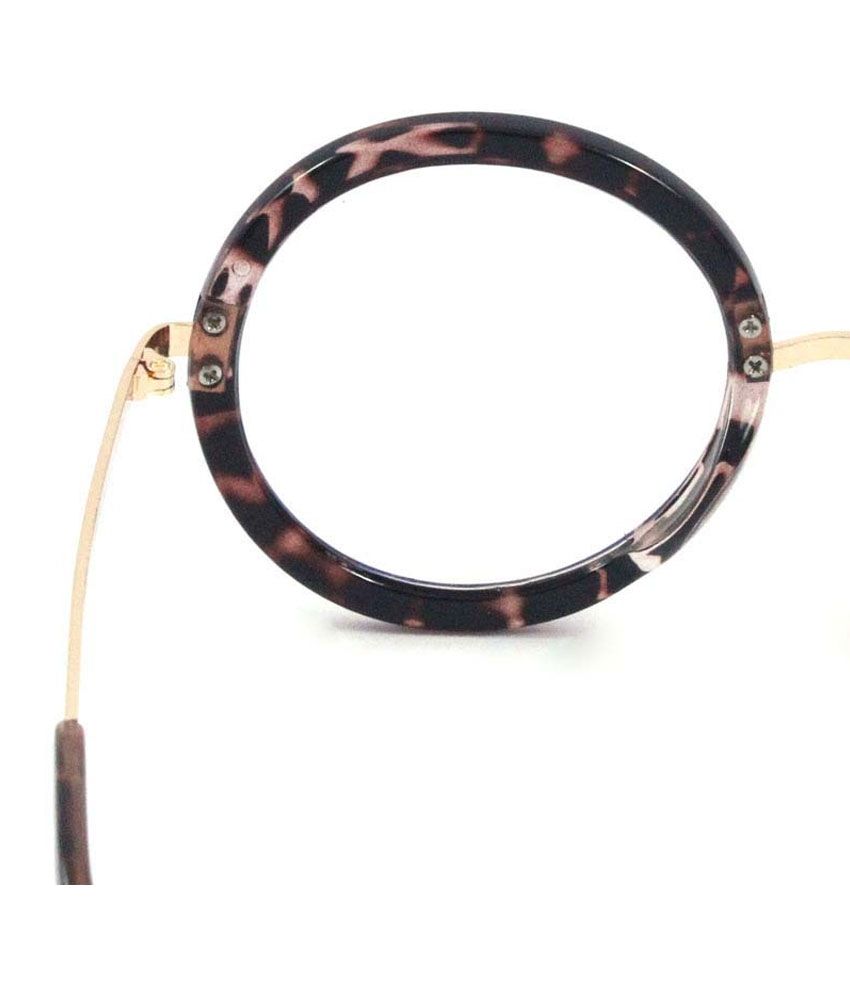 Cruser Brown And Gold Leopard Print Eye Frame Cruser Brown And Gold Leopard Print Eye Frame