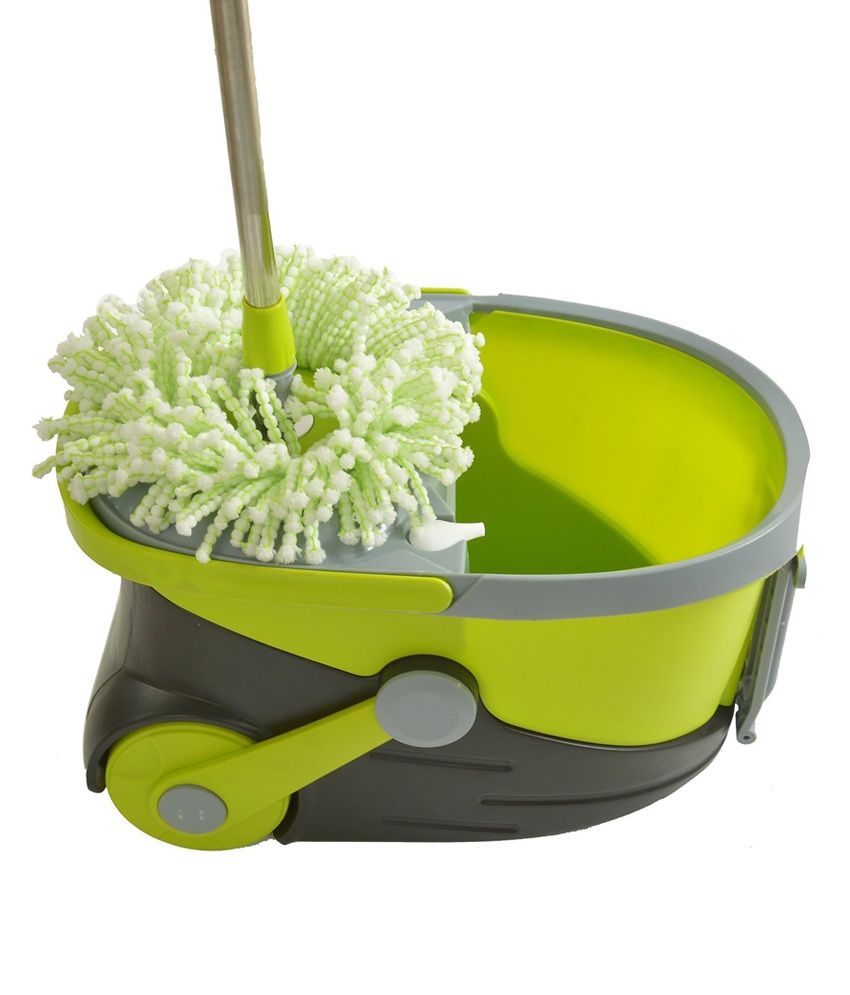 Eco Alpine HiFi Mop with 2 Refills, Jumbo Wheels, Steel Bucket and