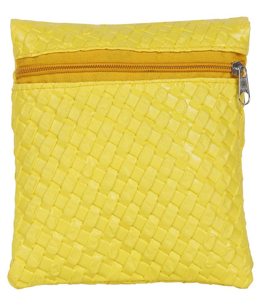 Acute Yellow Leather Shoulder Bag Buy Acute Yellow Leather Shoulder Bag Online at Best Prices