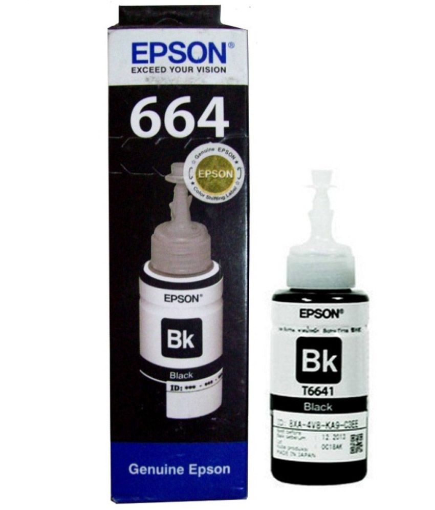     			Epson Ink T6641 Black Ink (70 ml) For L100/L110/L200/L210/L300/L350/L355/L550