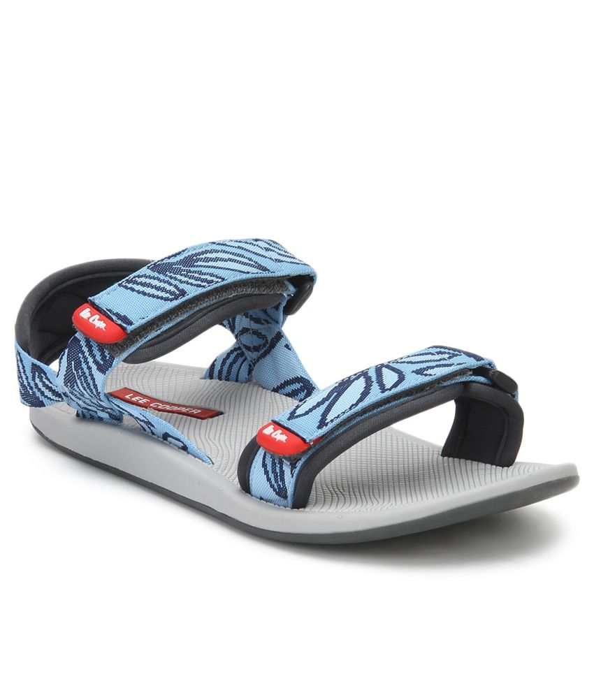 lee cooper blue sandals