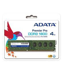 Adata (ADDU1600W4G11-B) 4 GB DDR3 Desktop Ram Image