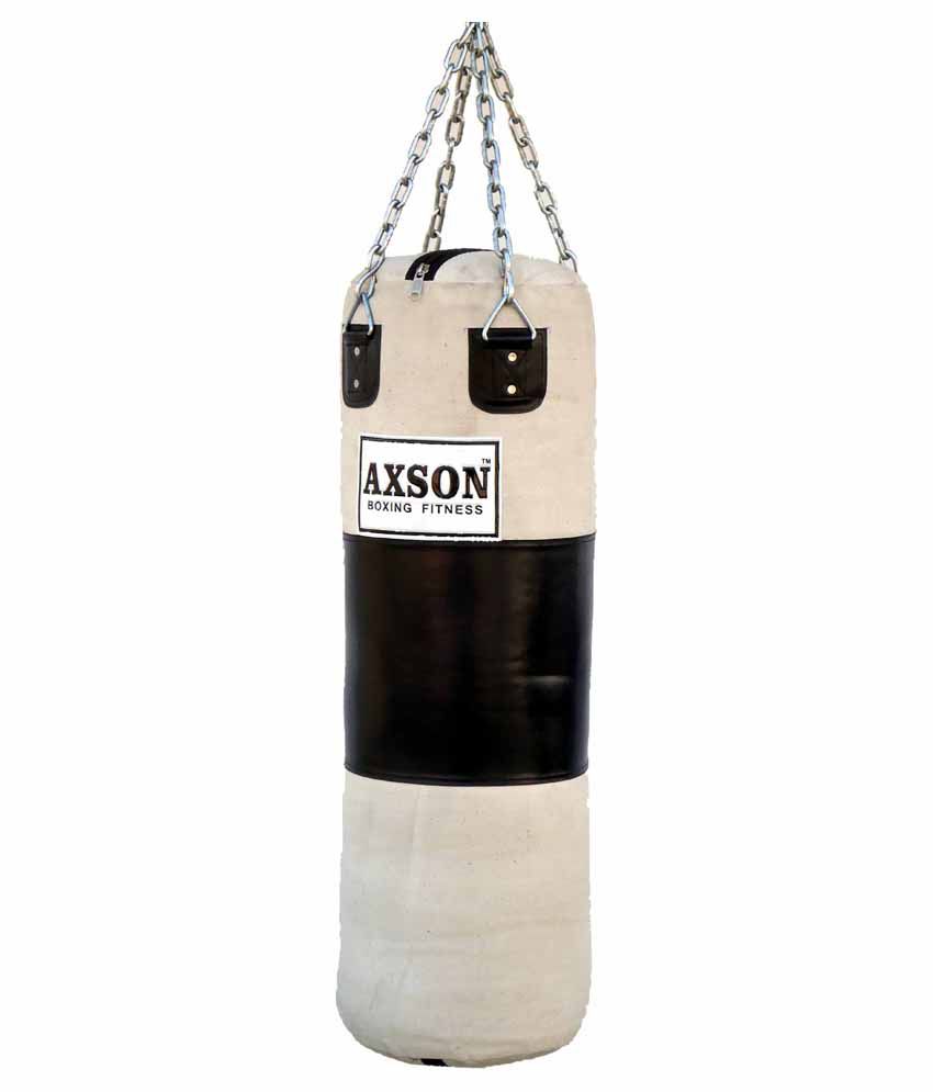 Axson Punching Bag Canvas Material Flock Filled With Hanging Chain 36&#39;: Buy Online at Best Price ...