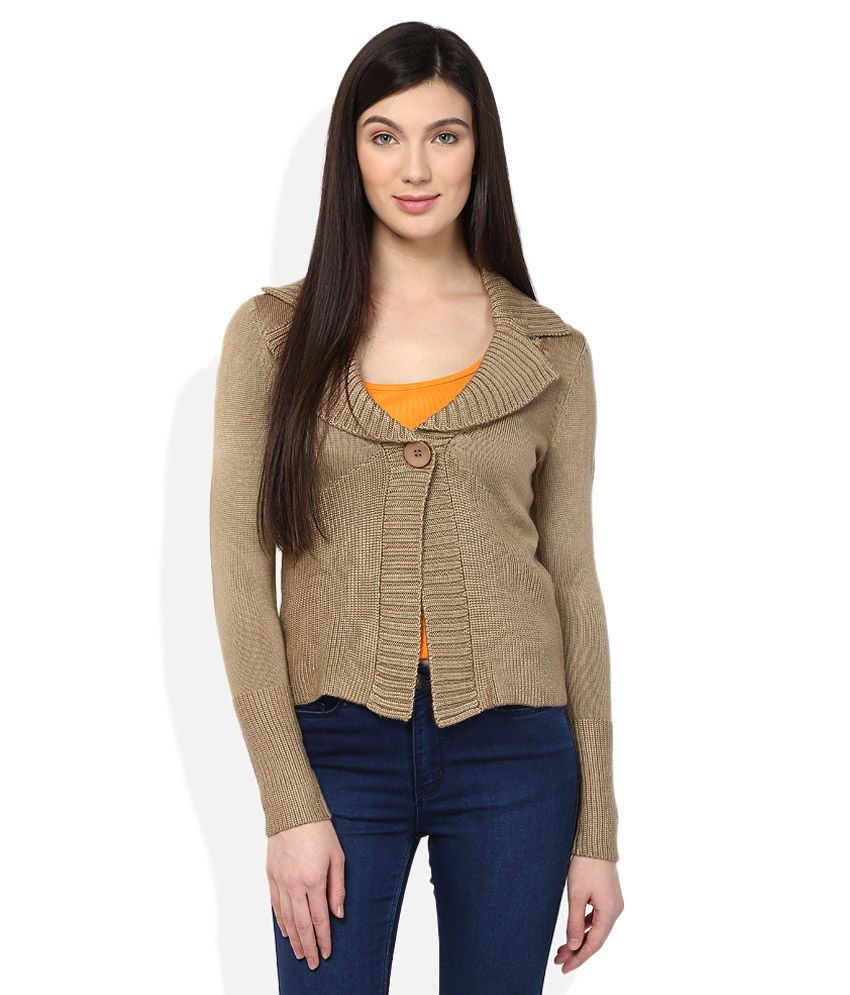 beige cardigan top