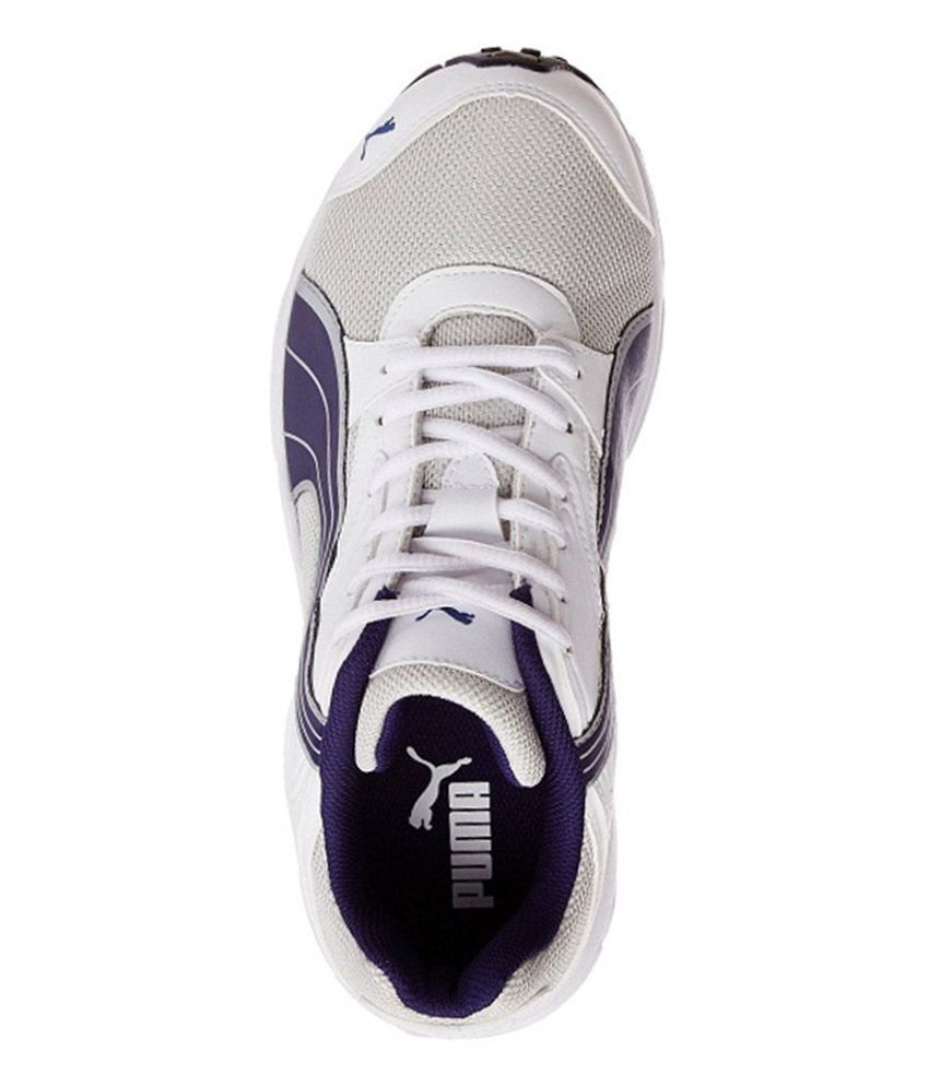 puma white sports shoes flipkart