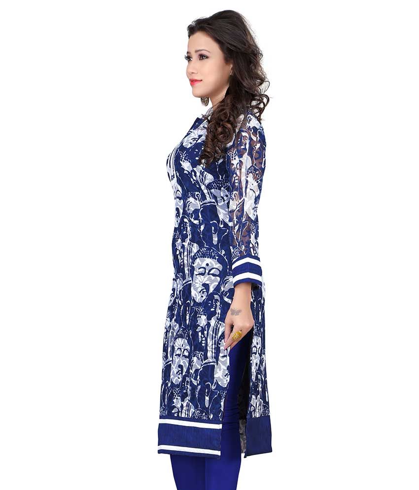 kurti from net saree
