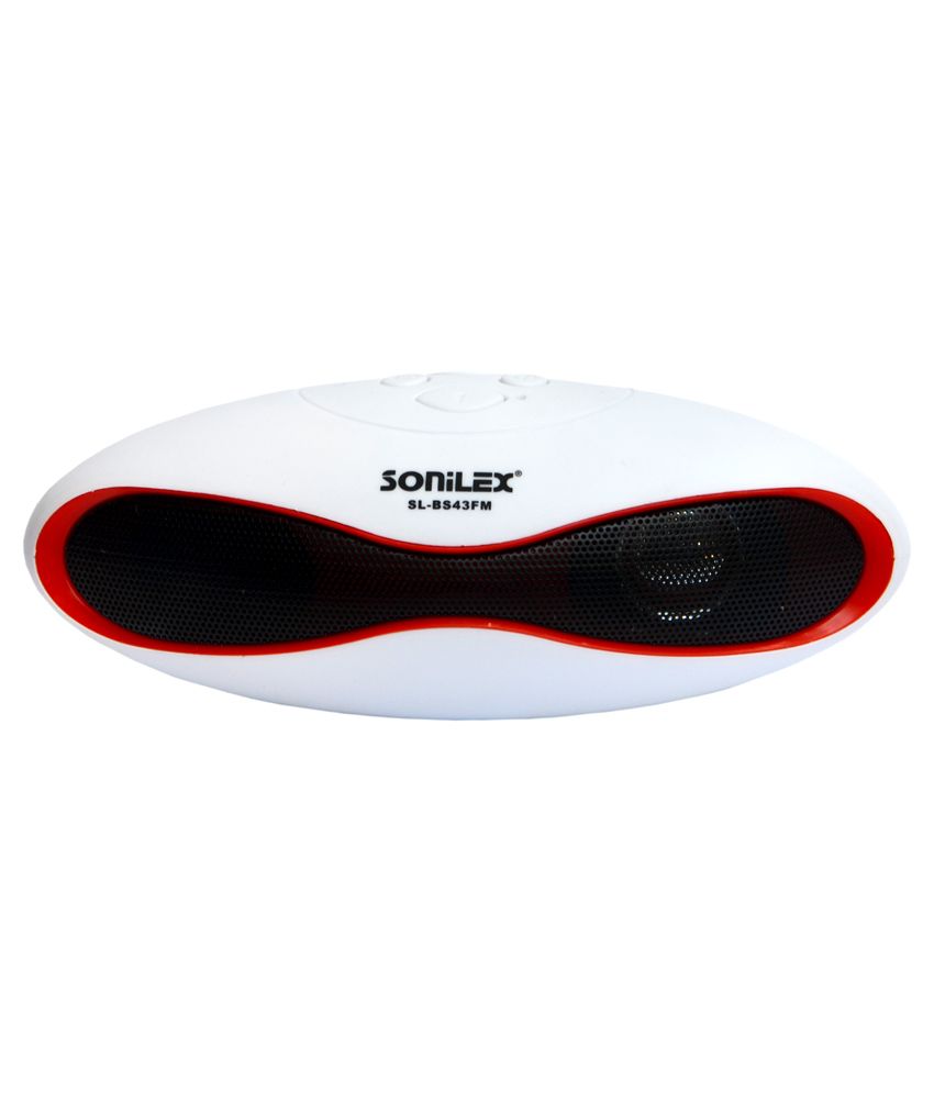     			Sonilex Sl-bs43fm Wireless Bluetooth Speakers With Mic - White