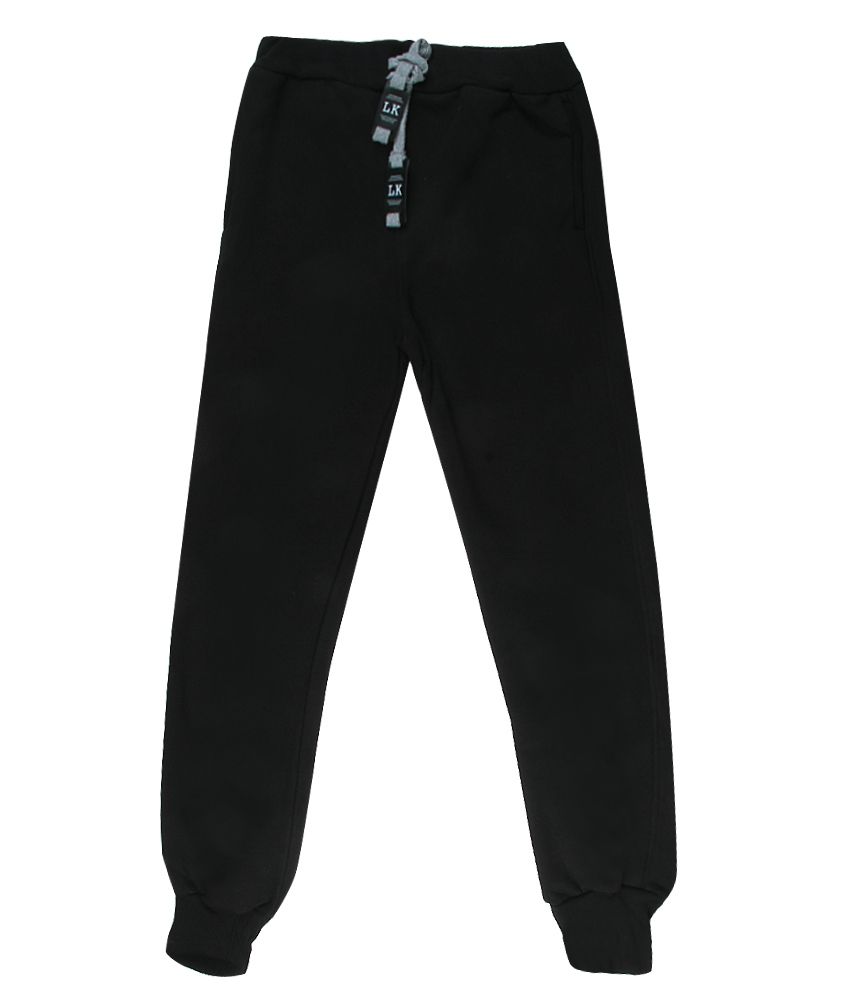 black track pants for kids