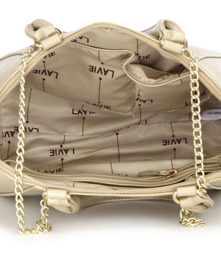 lavie golden handbag