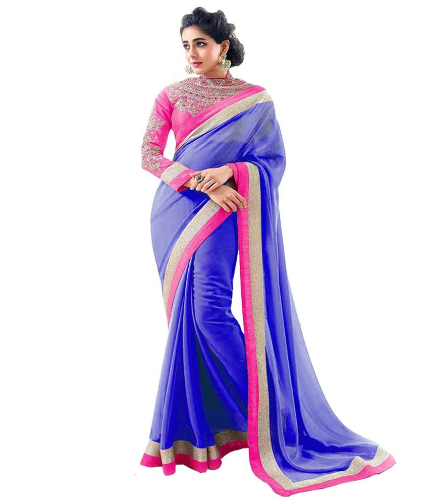 amazon chiffon sarees below 1 000