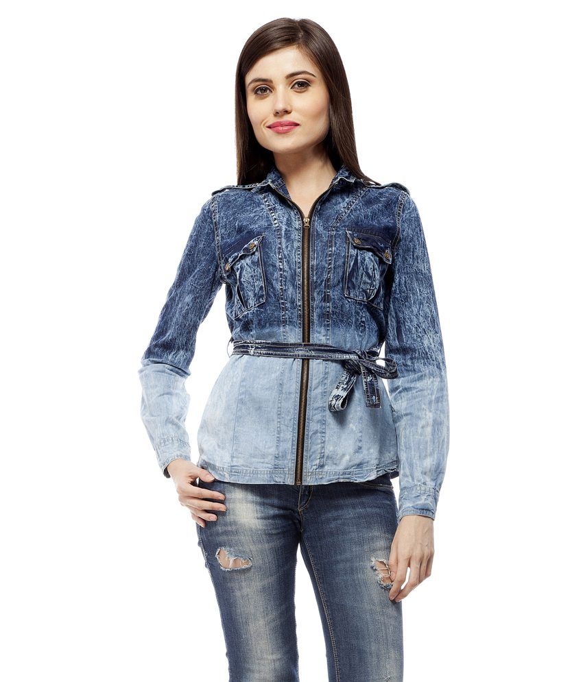     			Stylestone Blue Denim Denim Jackets