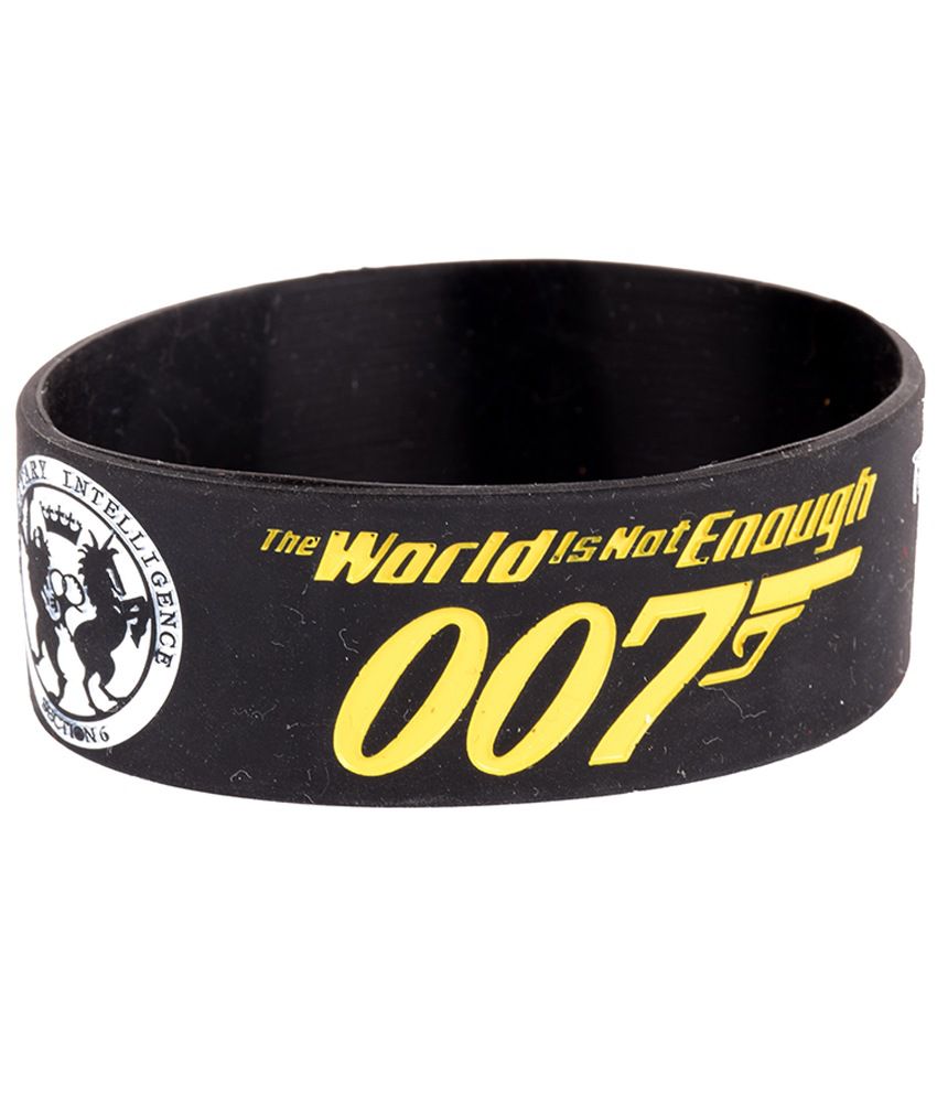 M S Merchant Eshop James Bond 007 Wrist Band Black