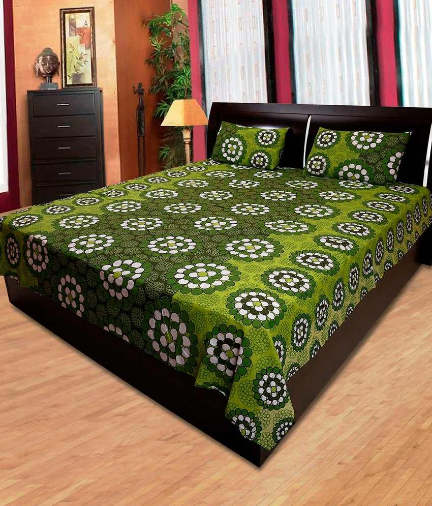 Lotus Contemporary Design Double Bed Sheet Combo of 2 Buy Lotus