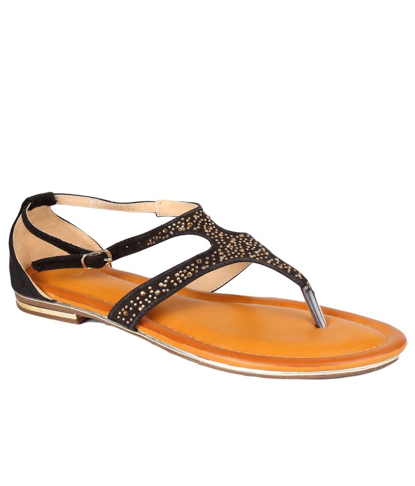 Inc.5 Black Sandals Price in India- Buy Inc.5 Black Sandals Online at ...
