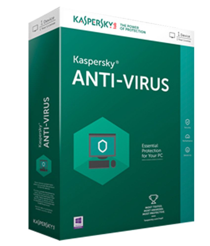Kaspersky Antivirus Software - 1 PC 1 Year