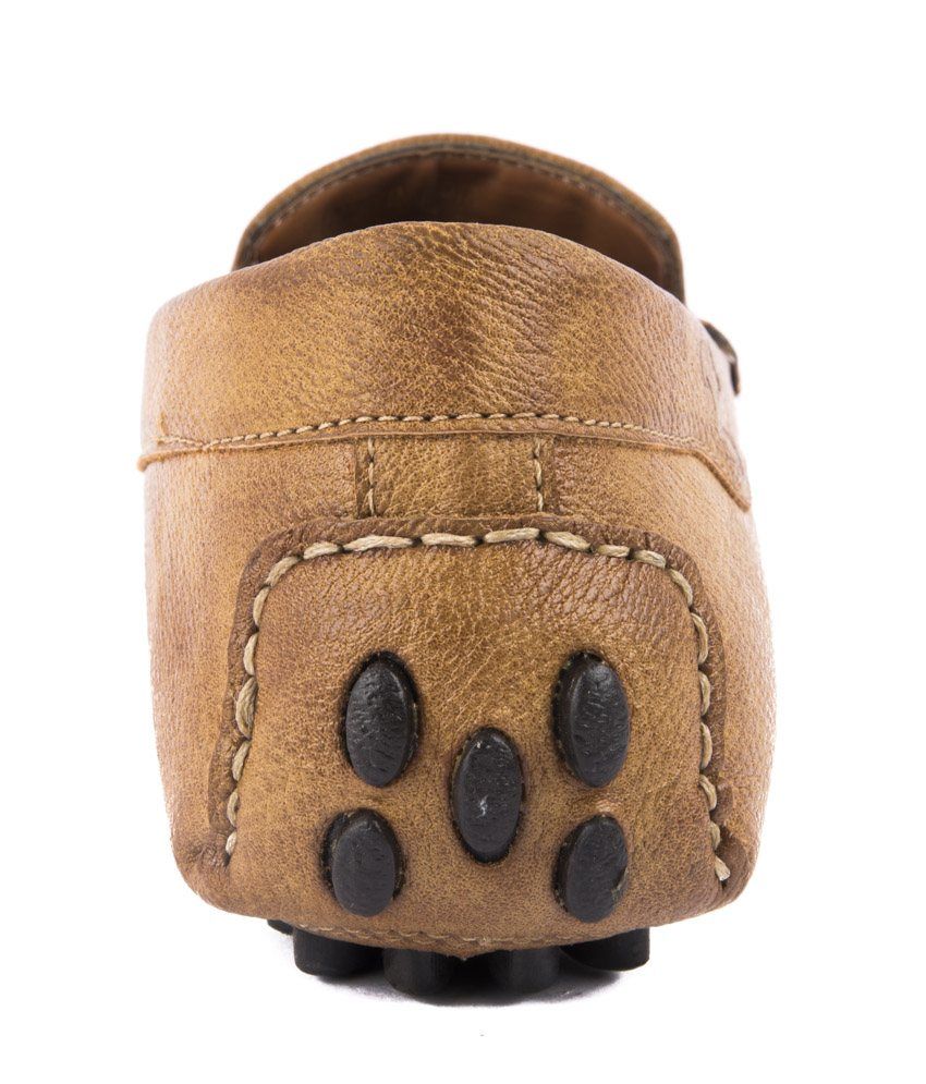 lee fox tan loafers