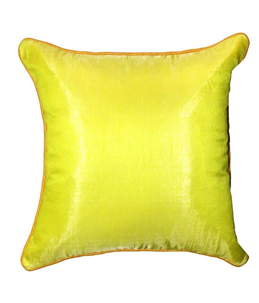 Xarans Yellow Plain Cotton Cushion Covers Buy Online at Best Price Snapdeal