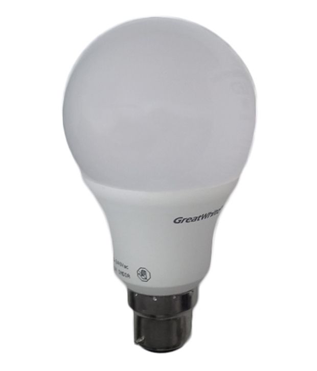 great white led bulb 9 watt