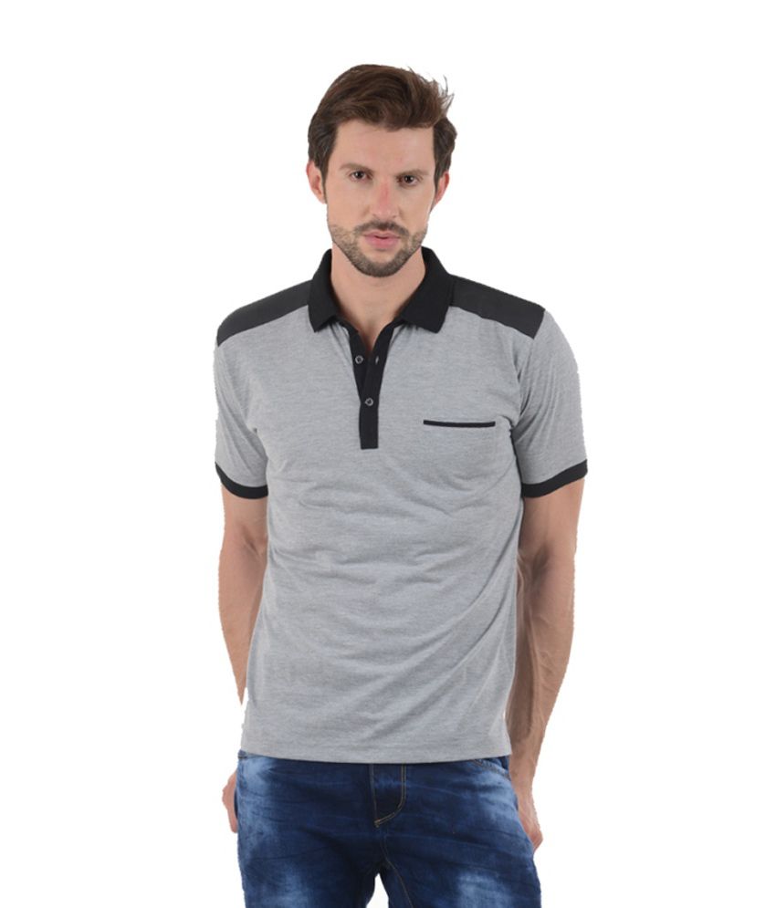 Download Tmo Grey Half Basics Polo T-shirt - Buy Tmo Grey Half ...