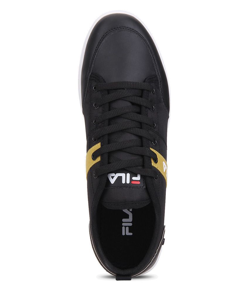 fila black shoes price