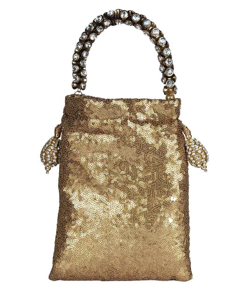 golden potli bag