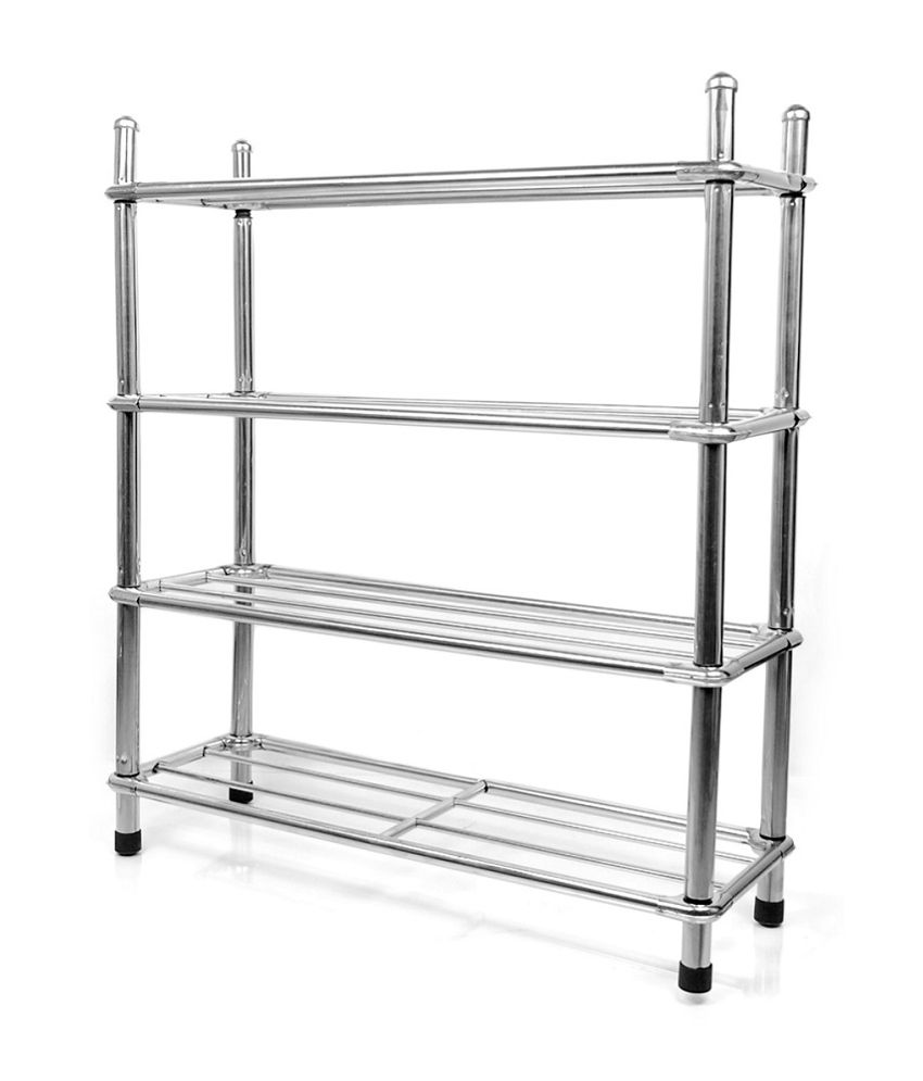 E Traders Stainless Steel Shoe Rack Buy E Traders 