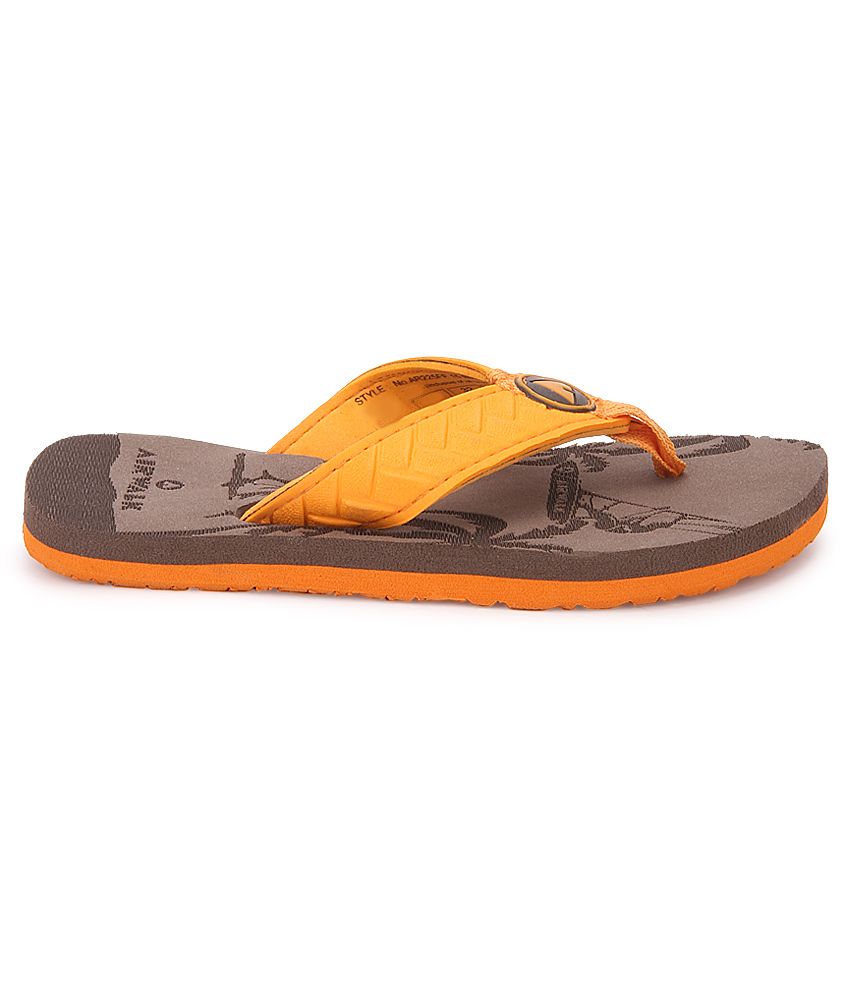 Airwalk Brown Slippers For Kids Price in India- Buy Airwalk Brown Slippers For Kids Online at 