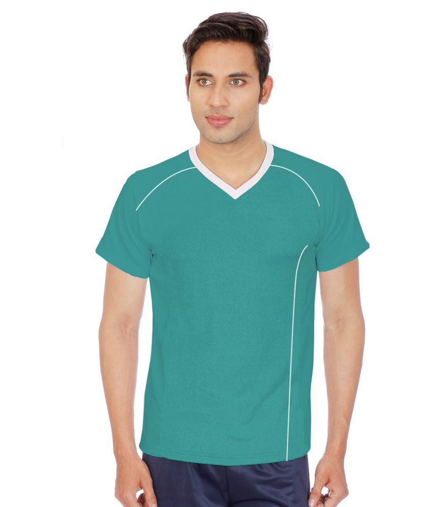 Sportee Green Polyester Sports T-Shirt - Buy Sportee Green Polyester ...