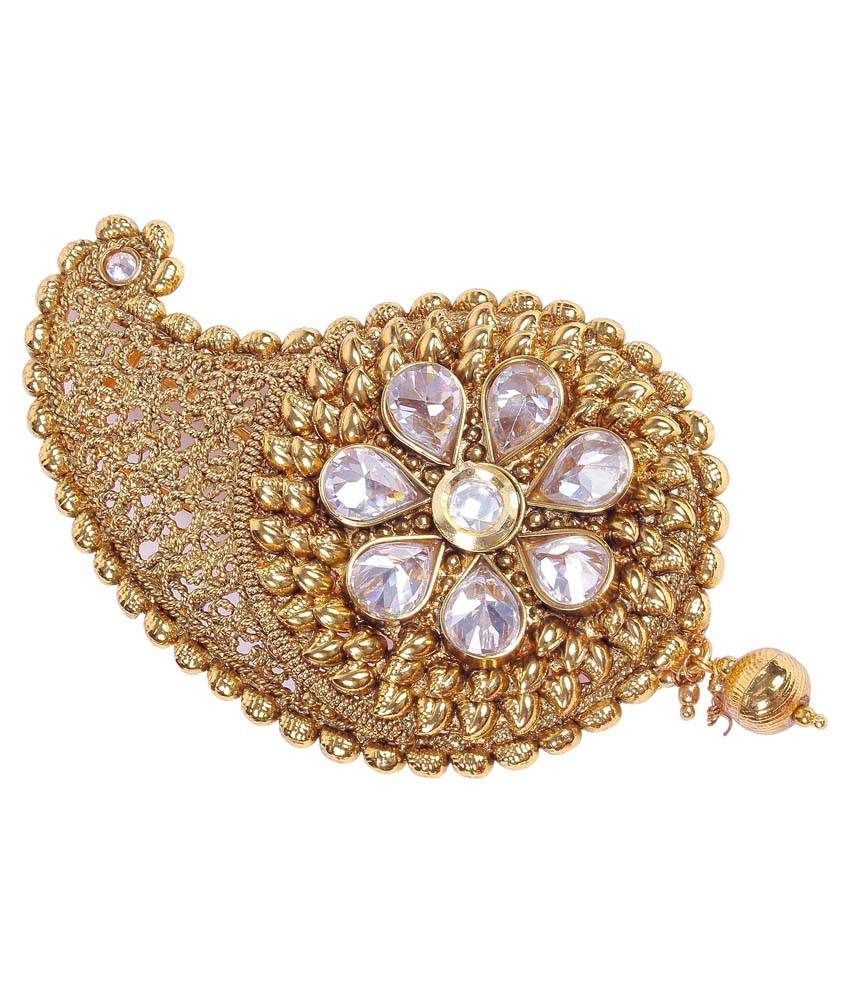 Much More Indian Fashion Crystal Made Partywear Hair Pin Jewellery