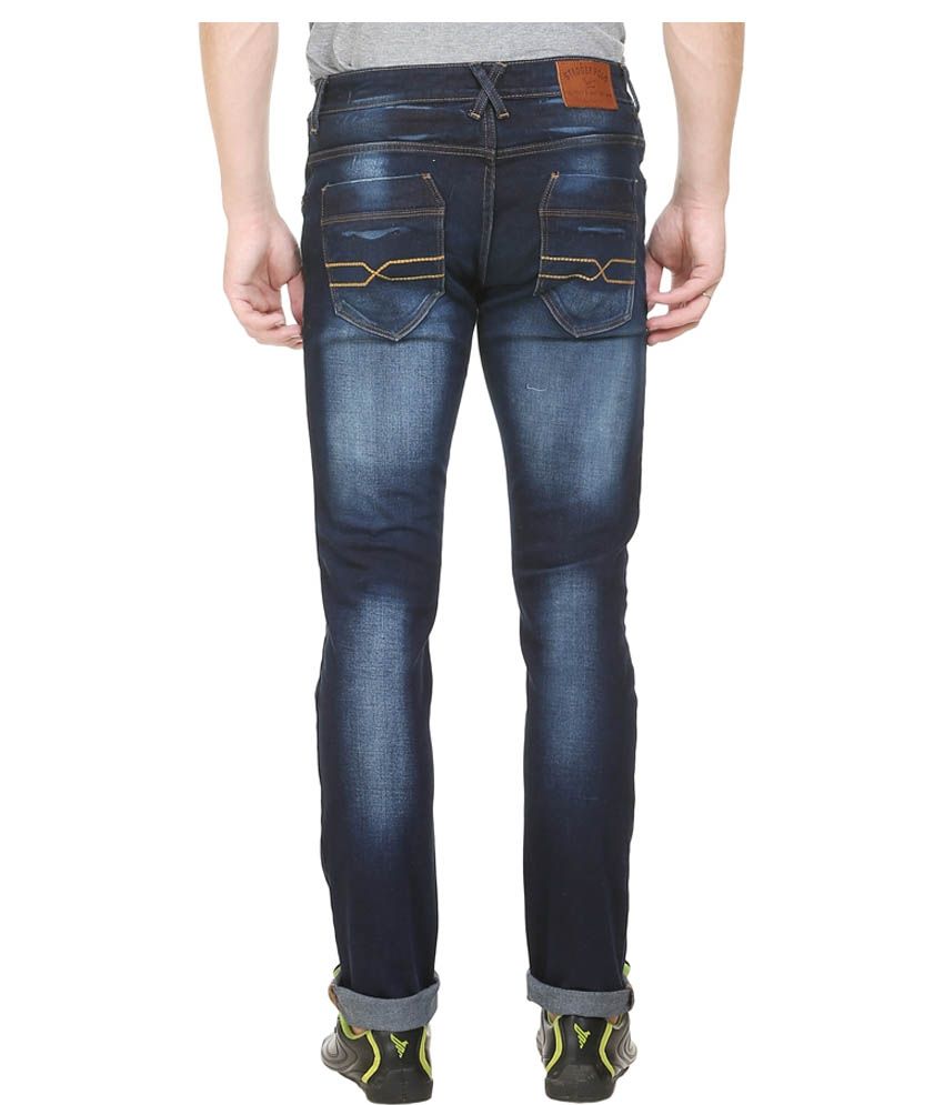 stagger polo jeans