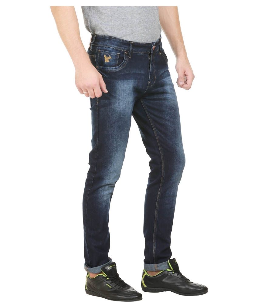 stagger polo jeans