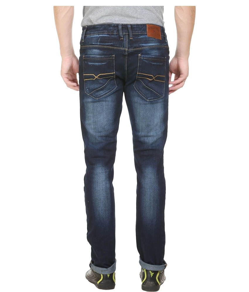 stagger polo jeans