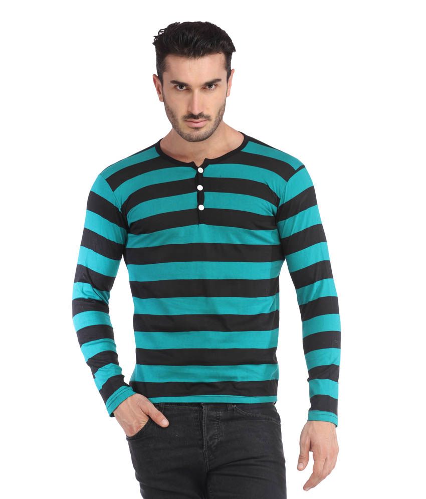 green stripe shirt men