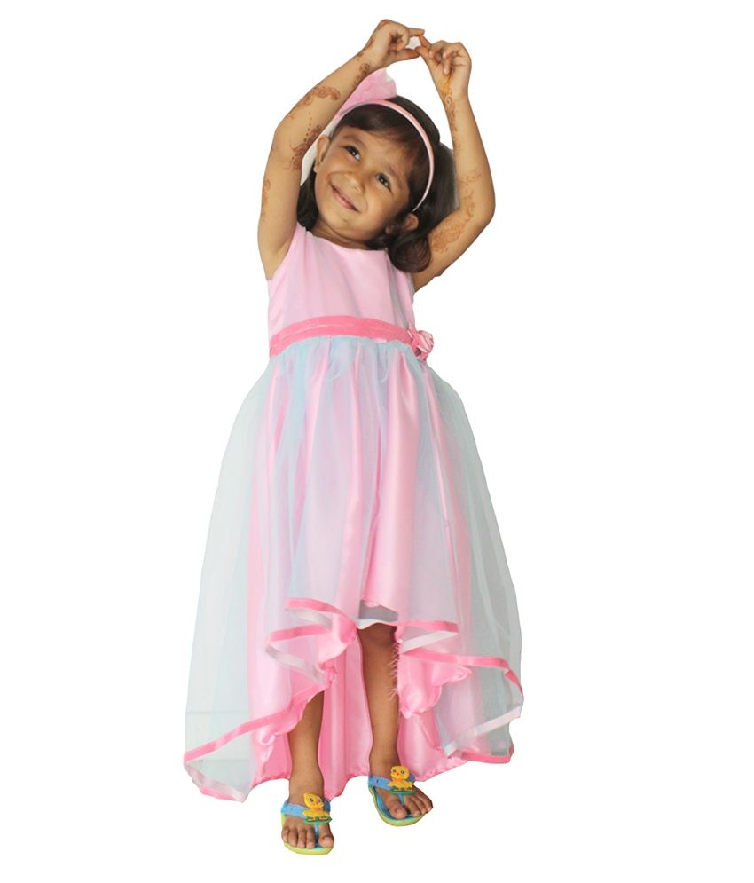 pink net frock