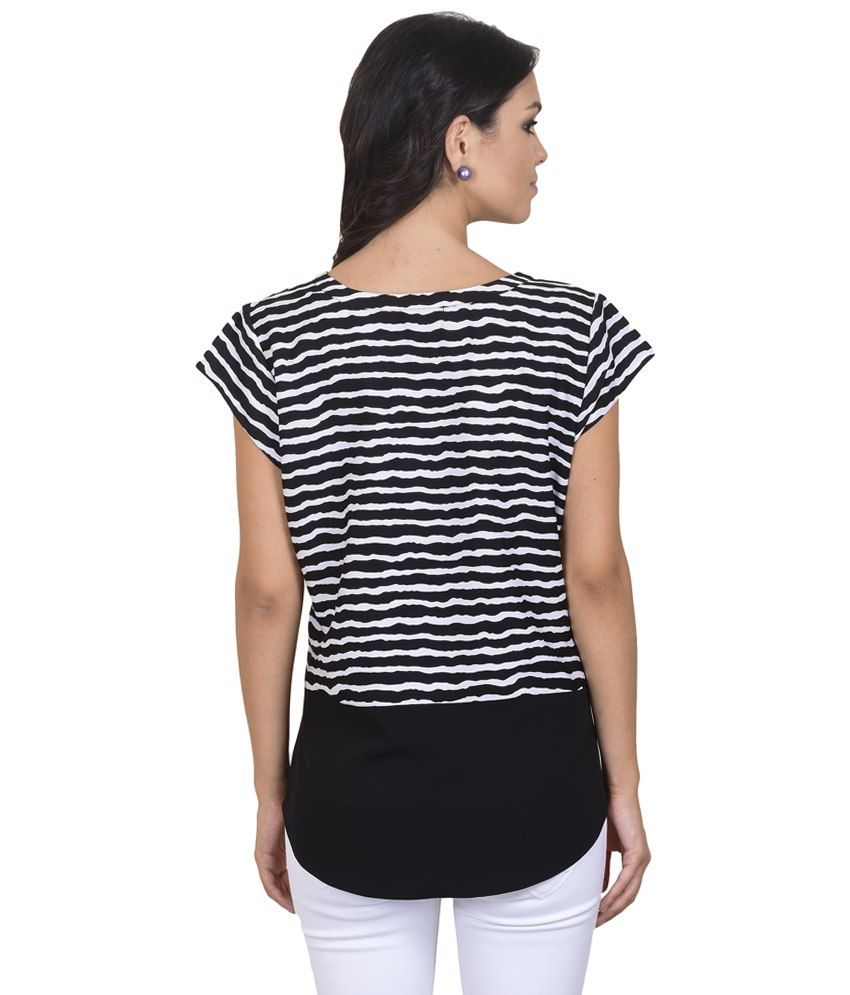 black and white striped top womens uk