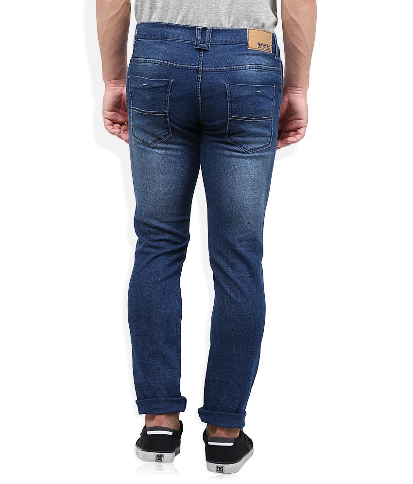 blue slim fit jeans