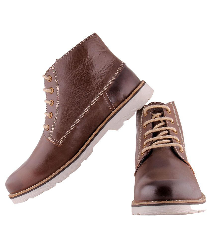 Caff@Nero Brown Lace Boots - Buy Caff@Nero Brown Lace Boots Online at ...